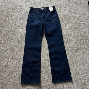 NWT Madewell Relaxed Bootcut Indigo Wash Jeans Size 27